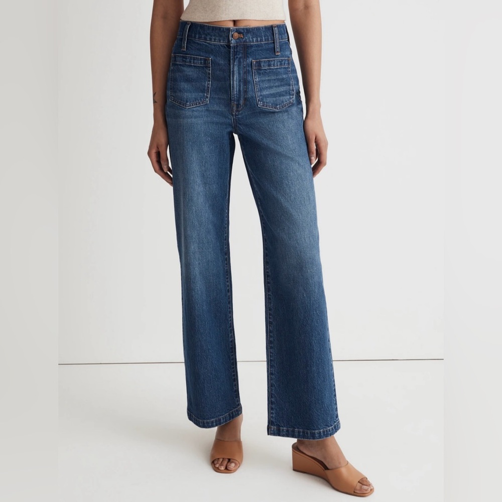 Madewell Perfect Vintage Wide-Leg Jean Size 33